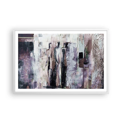 Poster in cornice bianca - Triade misteriosa - 91x61 cm