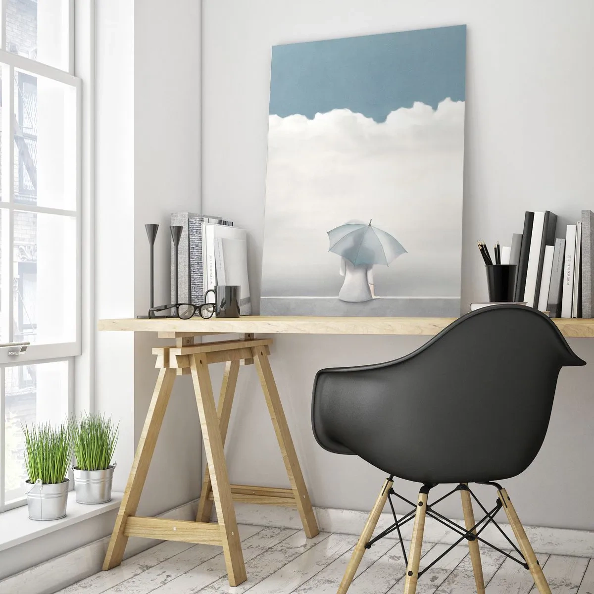 Quadro su vetro - Al confine tra sonno e veglia - 80x120 cm