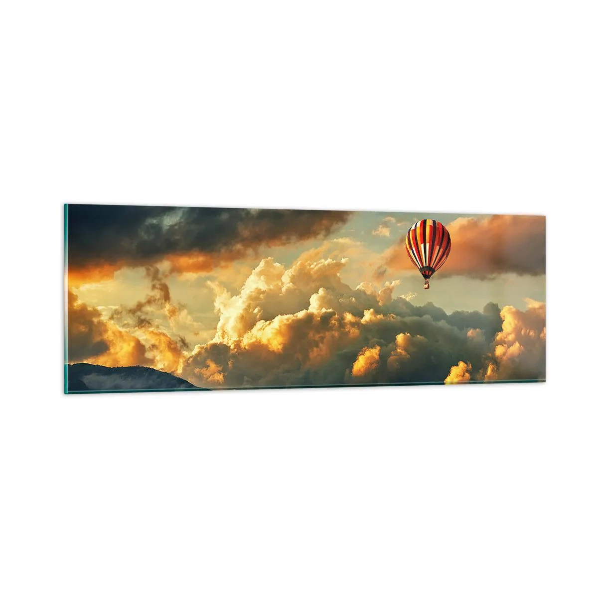 Quadro su vetro - Volo perché voglio - 90x30 cm