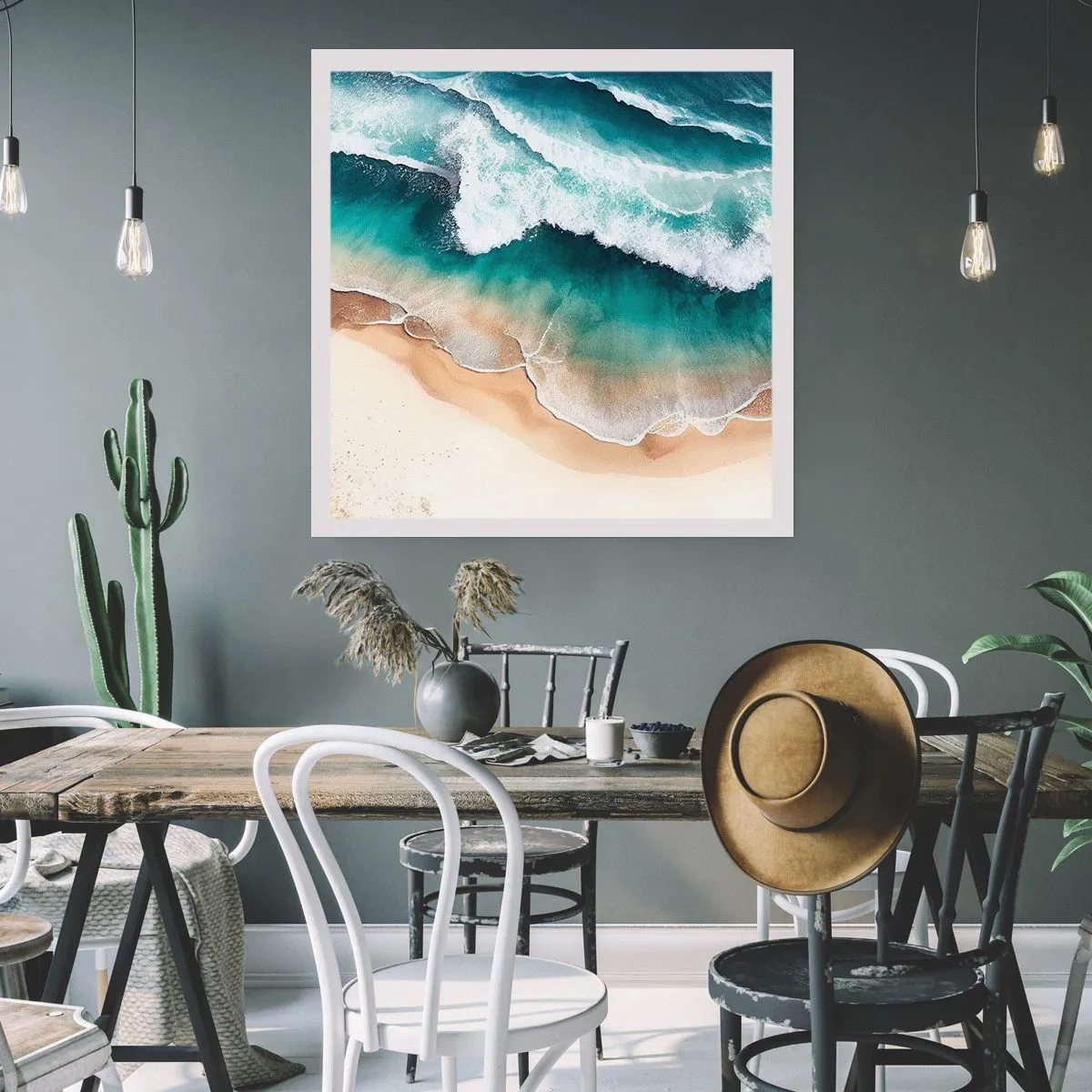 Poster - L'eterno incontro - 60x60 cm