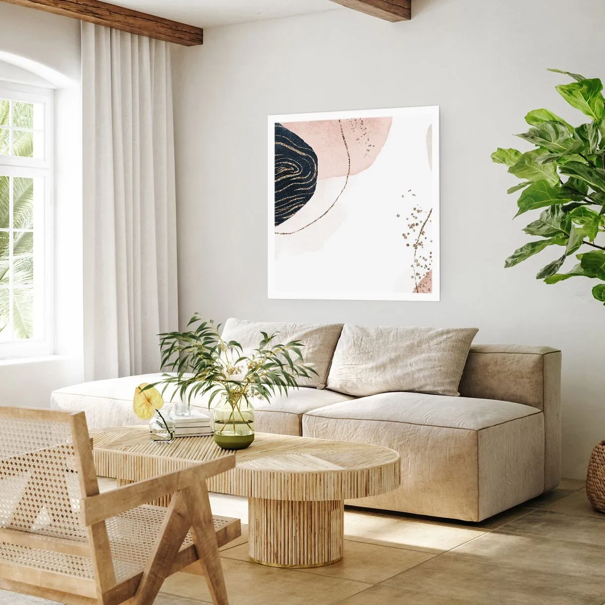 Poster - Tutto scorre - 50x50 cm