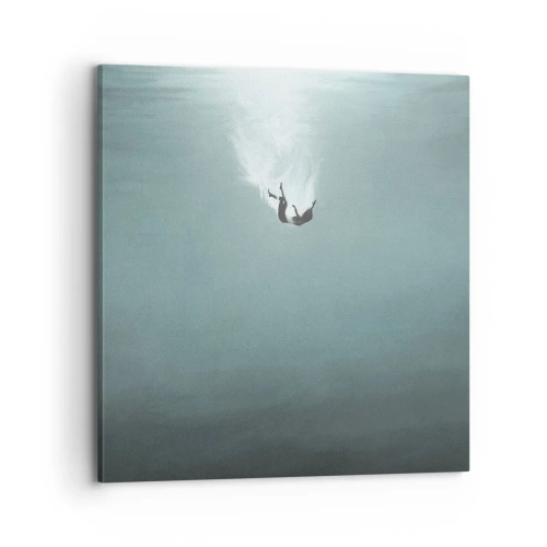 Quadro su tela - Stampe su Tela - Nell'abbraccio dell'oceano - 70x70 cm