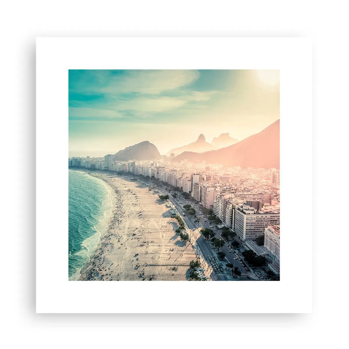 Poster - Vacanze senza fine a Rio - 30x30 cm