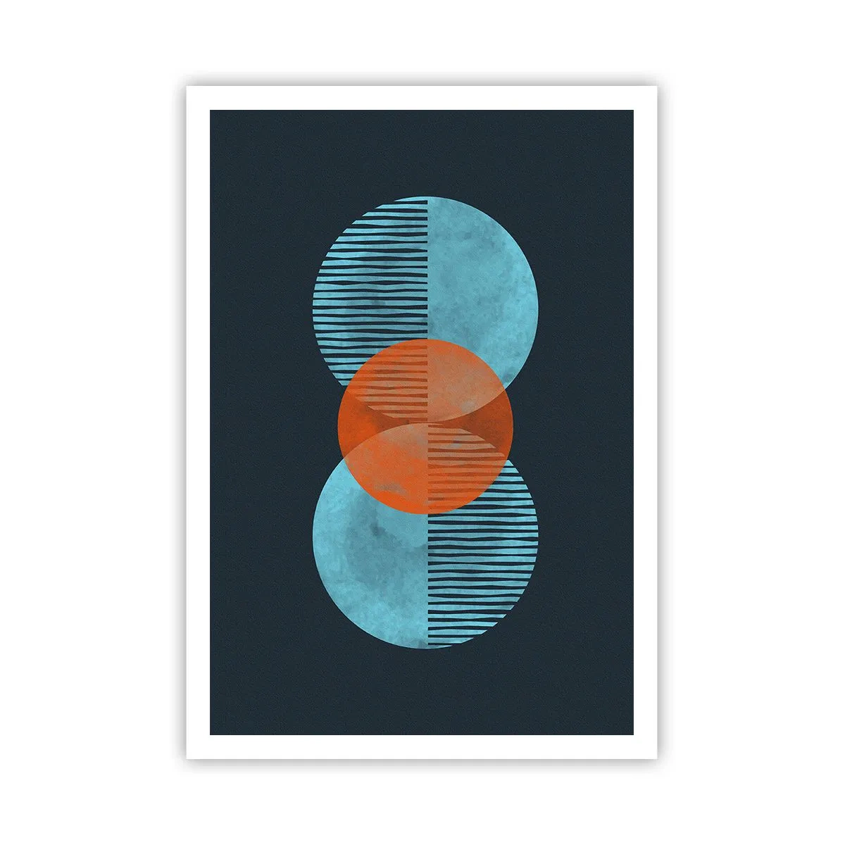 Poster - Composizione simmetrica - 70x100 cm