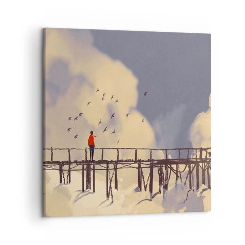 Quadro su tela - Stampe su Tela - Nostalgia del cielo - 50x50 cm