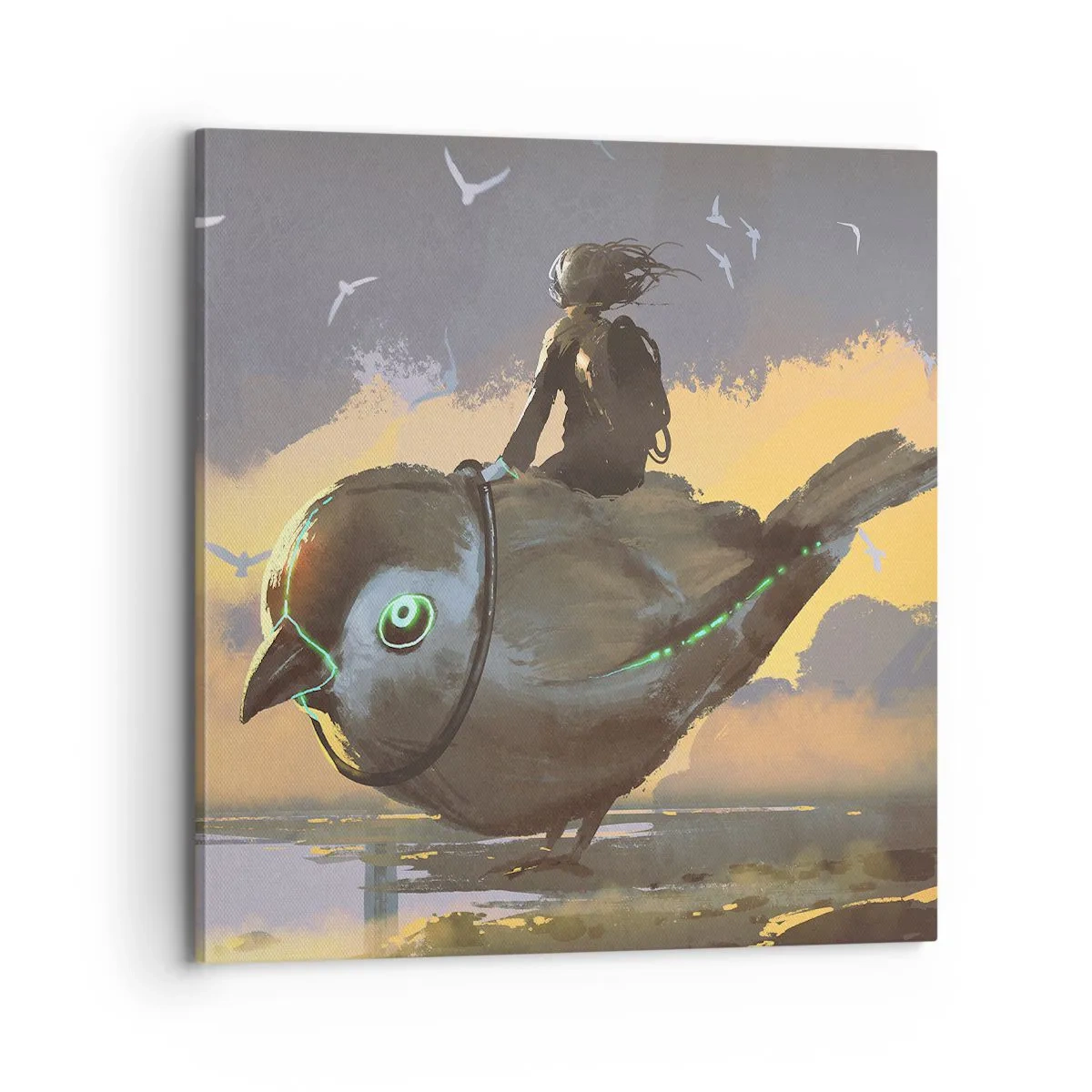 Quadro su tela - Stampe su Tela - La sosta di un viaggio fantastico - 70x70 cm