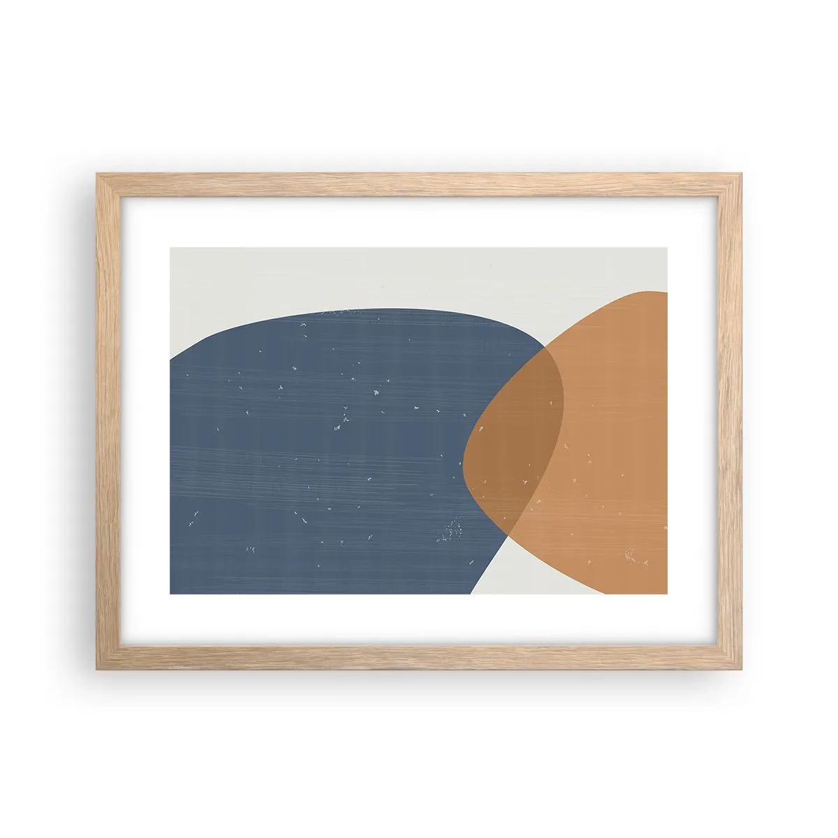 Poster in cornice rovere chiaro - Ovali e influenze - 40x30 cm