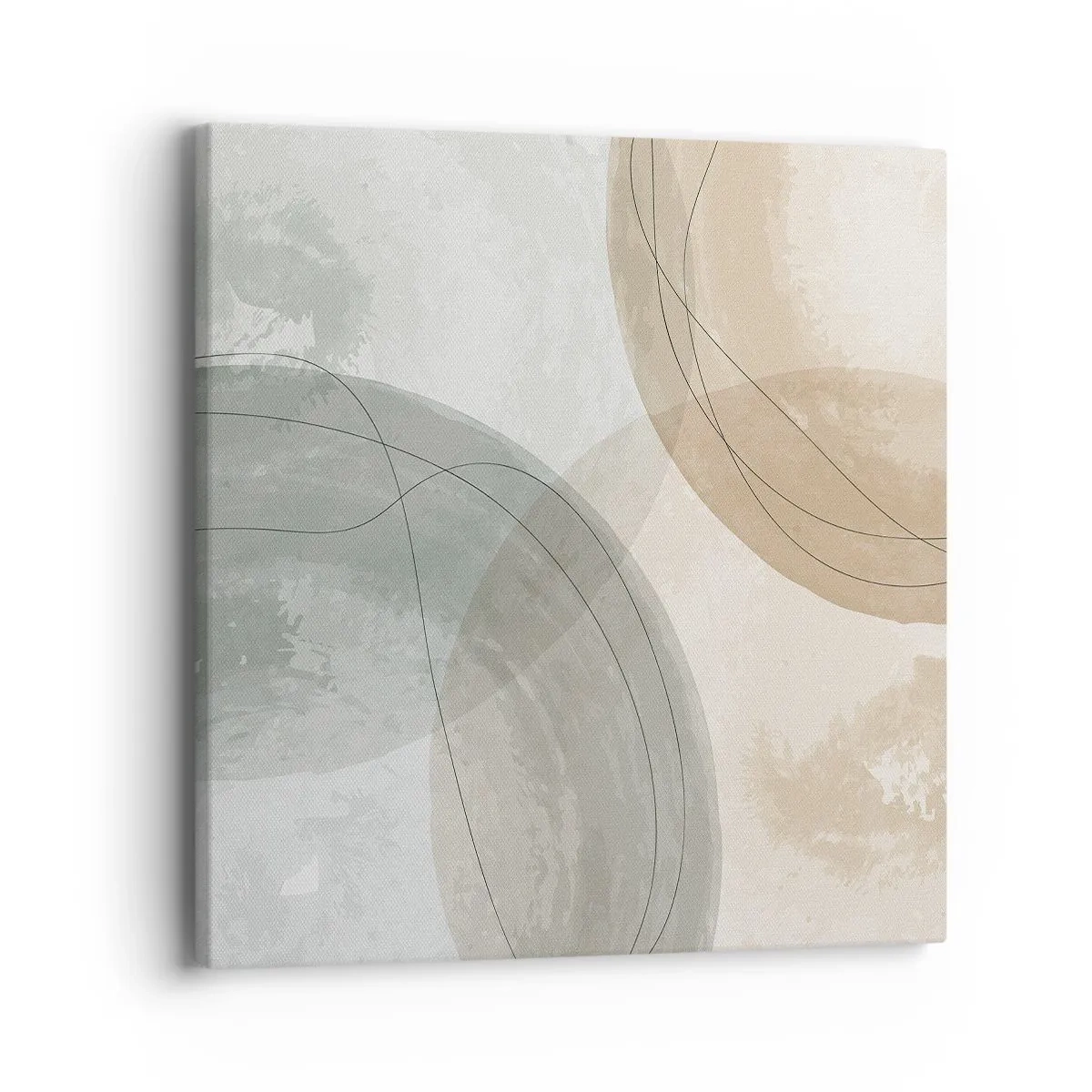 Quadro su tela - Stampe su Tela - Compenetrazione di mondi - 40x40 cm