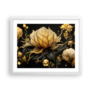 Poster in cornice bianca - Delicata fragilità - 50x40 cm