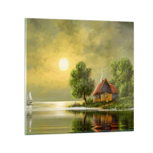 Quadro su vetro - Bello come un quadro - 70x70 cm