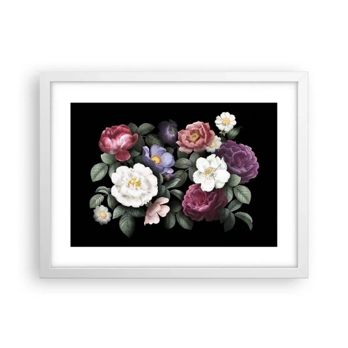 Poster in cornice bianca - Dal giardino inglese - 40x30 cm