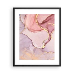 Poster in cornice nera - La carezza dei colori - 40x50 cm