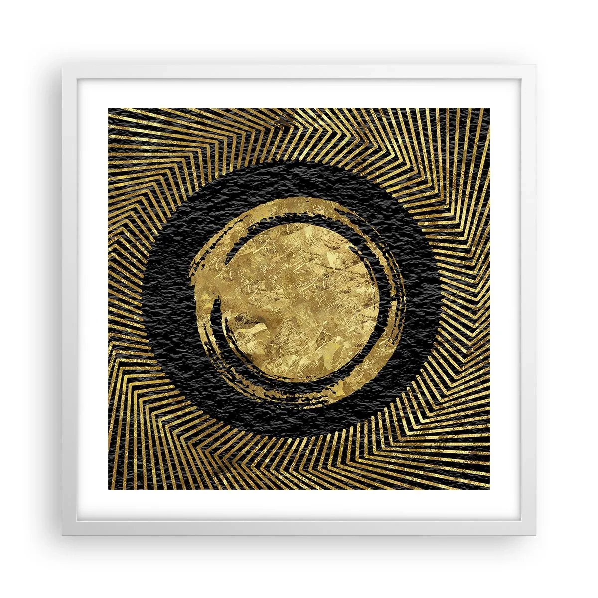 Poster in cornice bianca - Composizione glamour - 50x50 cm