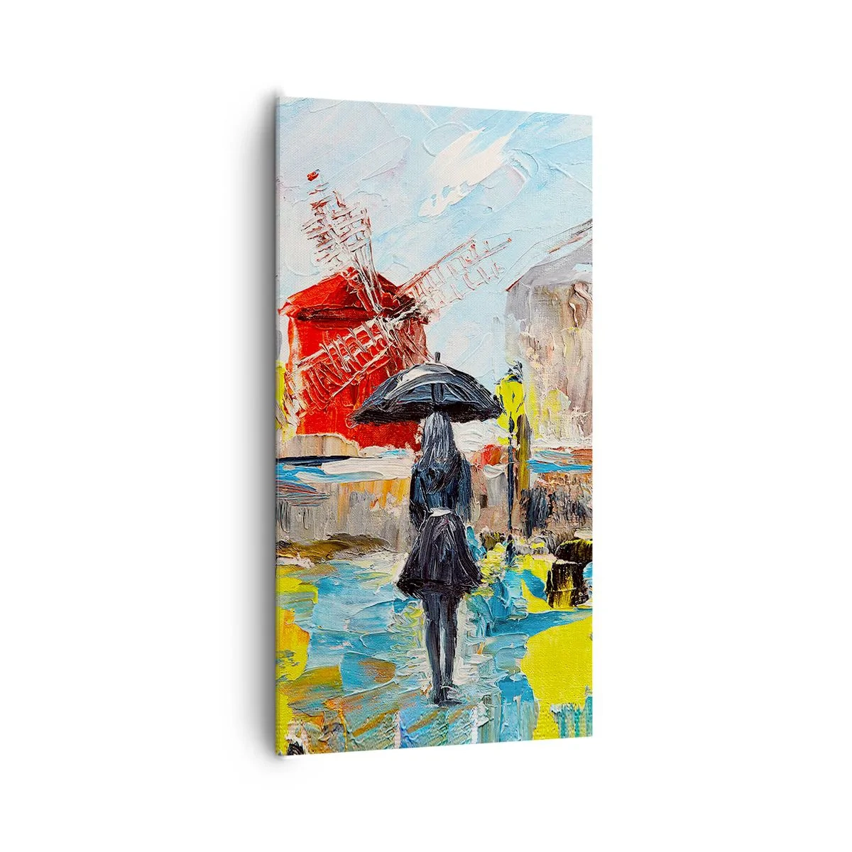 Quadro su tela - Stampe su Tela - Leggende di Parigi - 65x120 cm