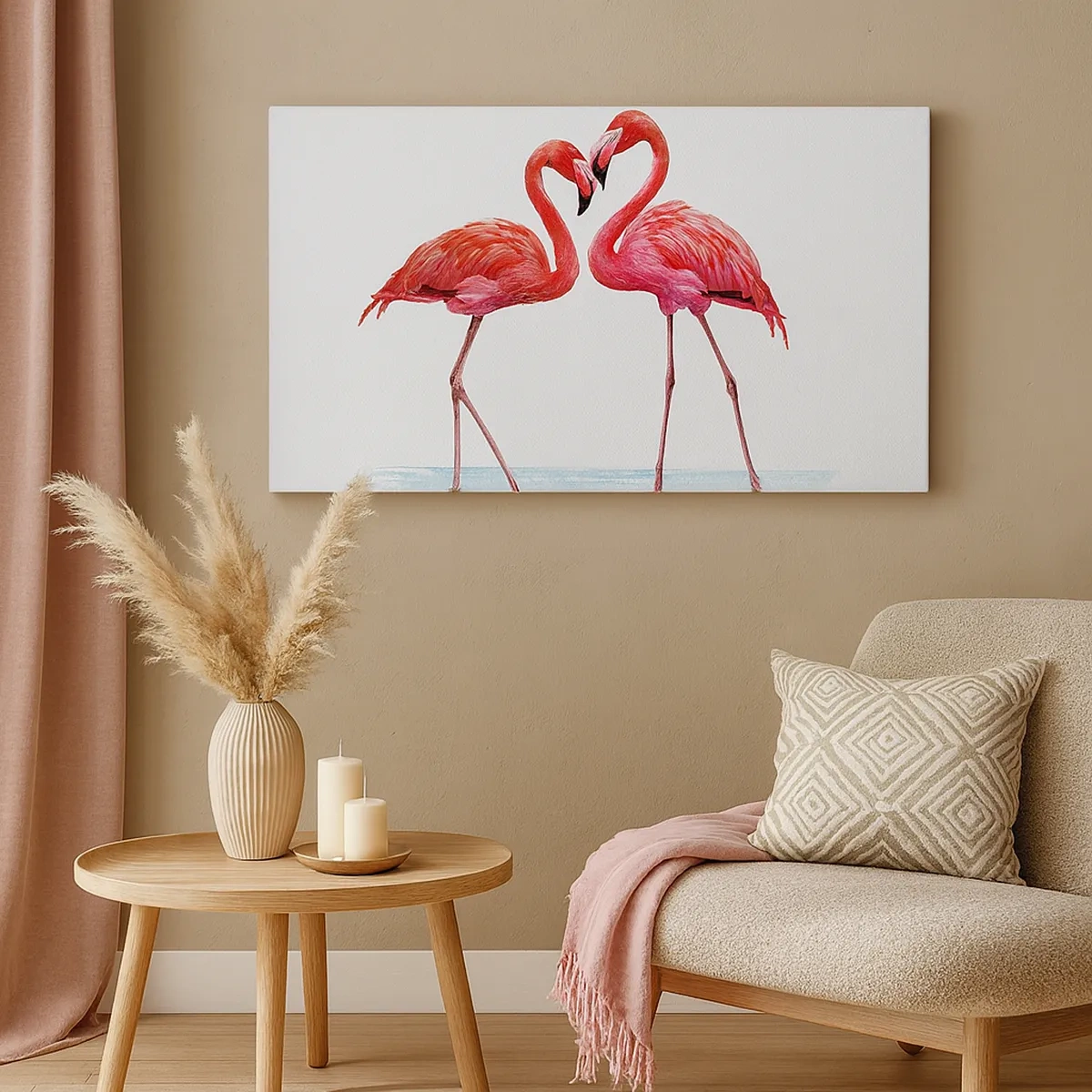 Quadro su tela - Stampe su Tela - Appuntamento in rosa - 30x30 cm