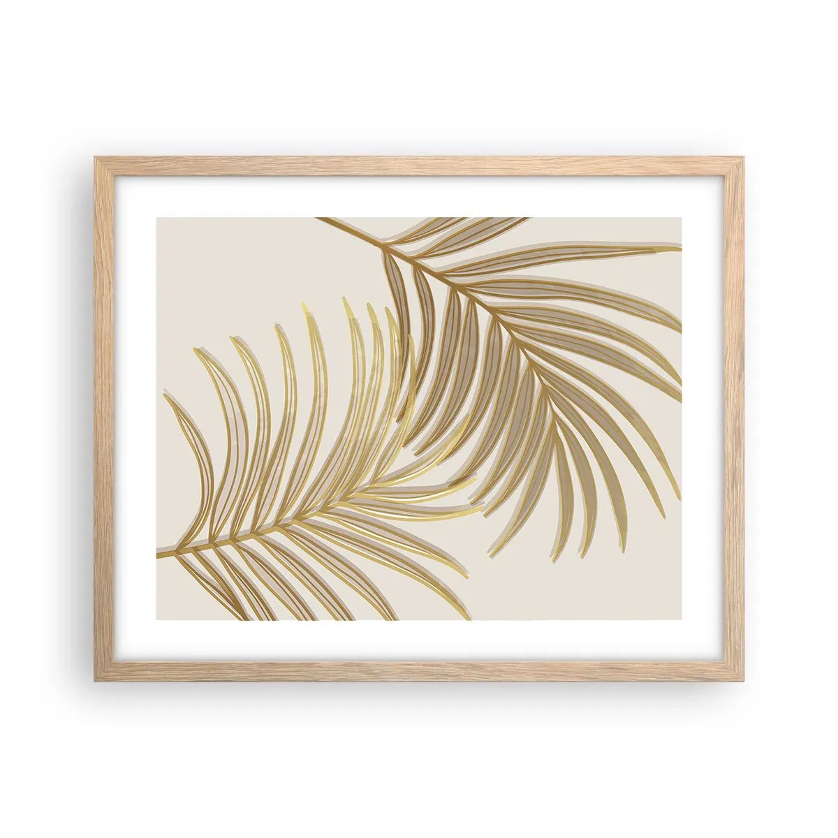 Poster in cornice rovere chiaro - Palma d'oro! - 50x40 cm