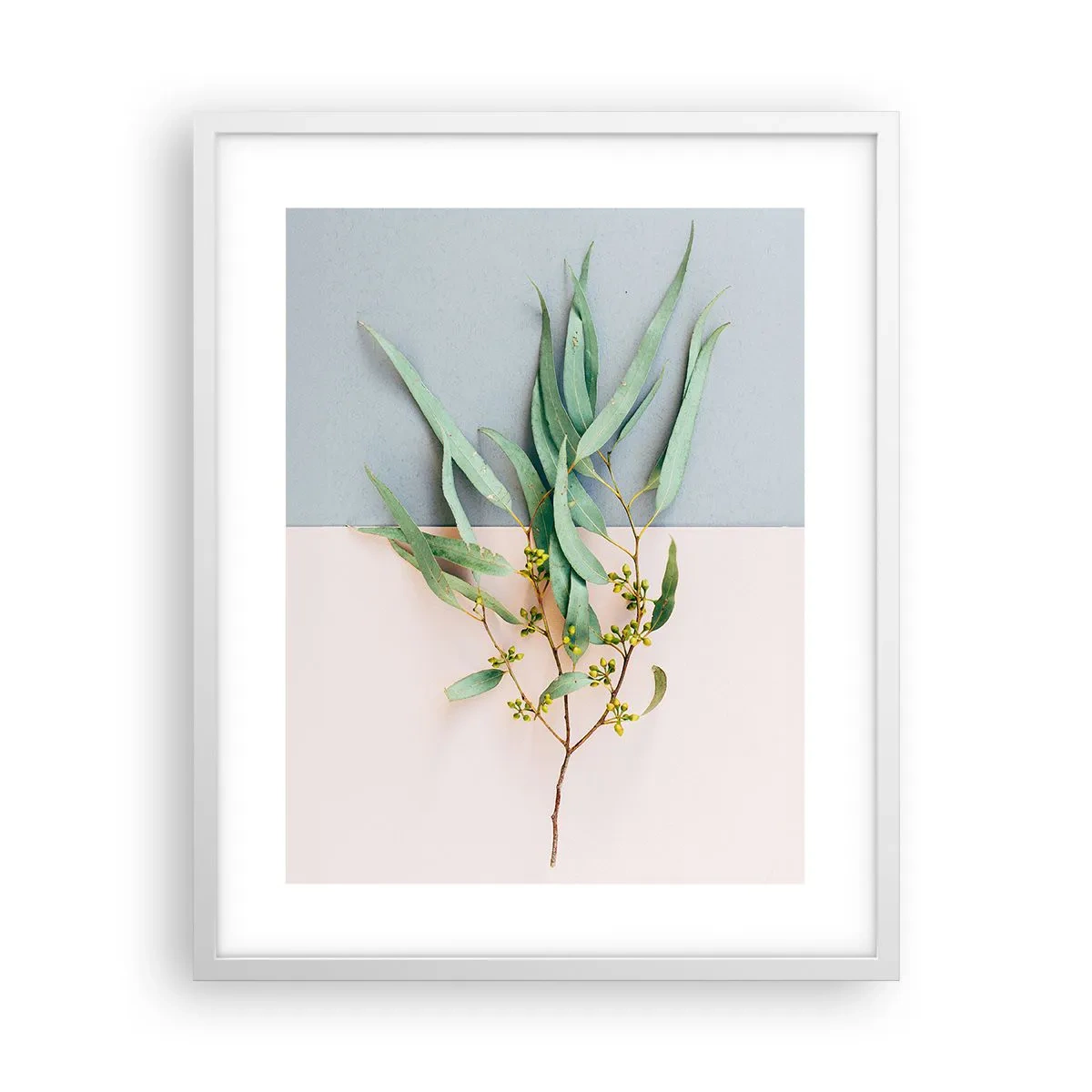 Poster in cornice bianca - Delicatezza pastello - 40x50 cm