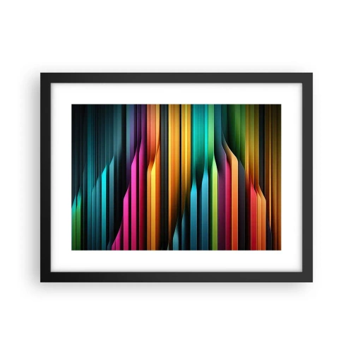 Poster in cornice nera - Organi di luce - 40x30 cm