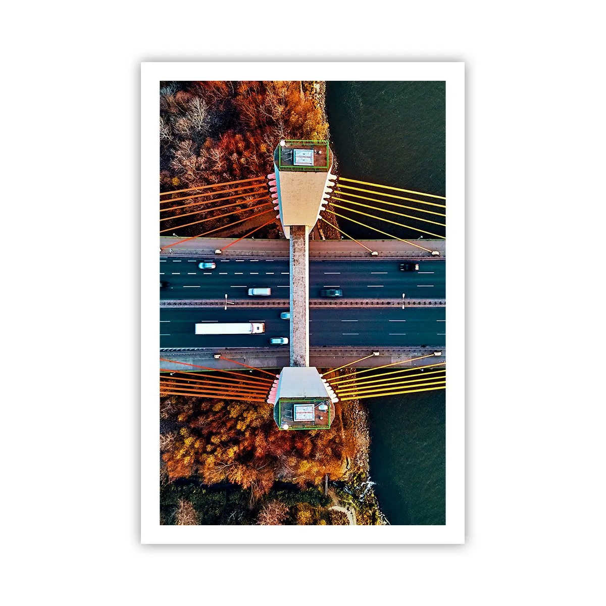 Poster - Oltre il fiume, oltre il bosco - 61x91 cm