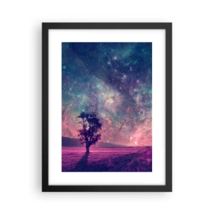 Poster in cornice nera - Sotto un cielo magico - 30x40 cm