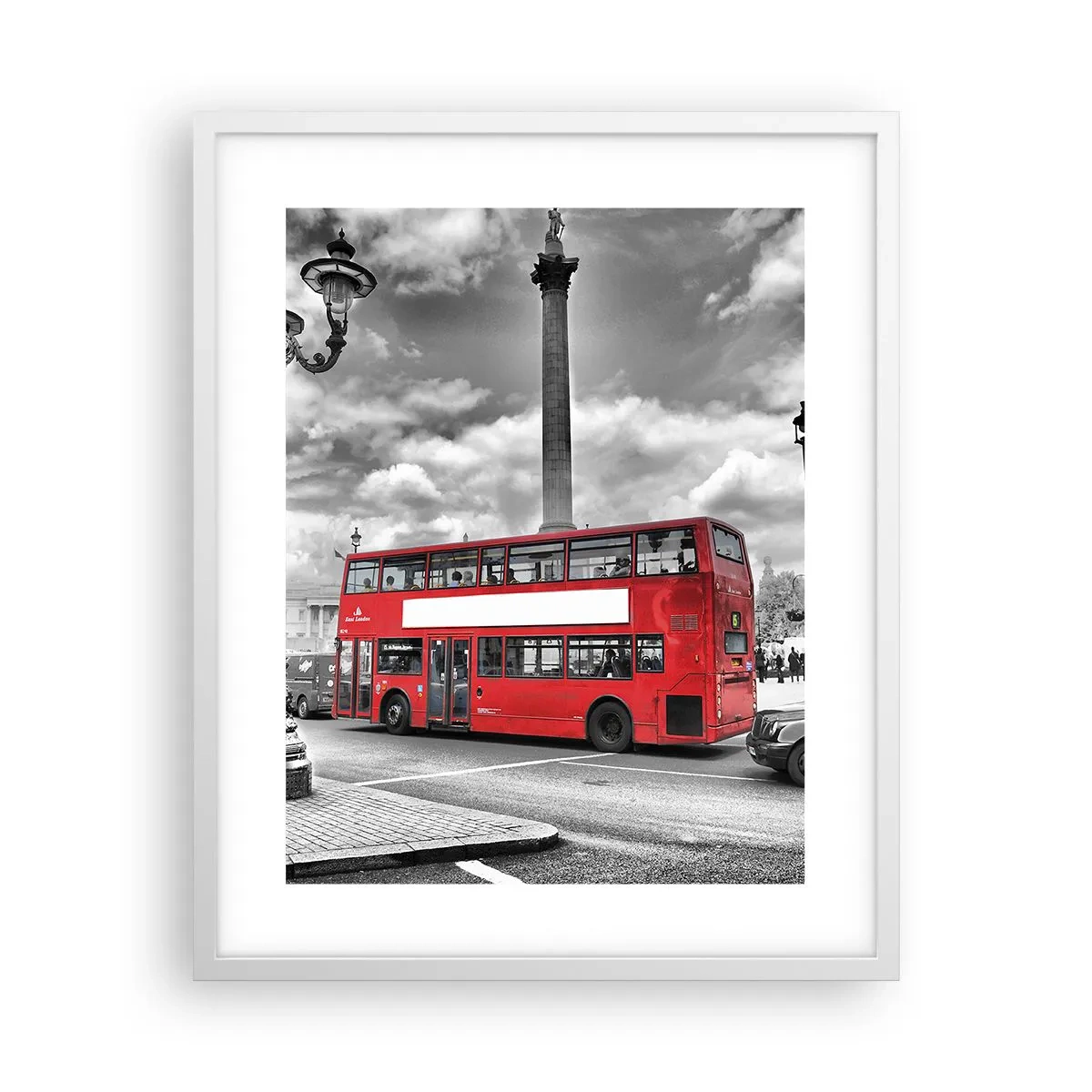 Poster in cornice bianca - Il vero flusso sanguigno della città - 40x50 cm