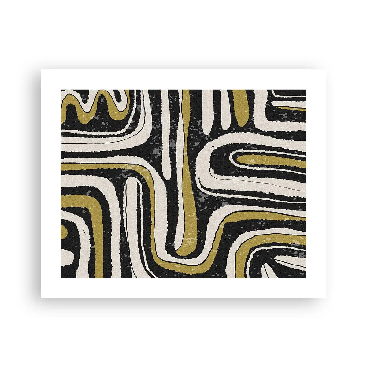 Poster - Composizione: strade e vicoli - 50x40 cm