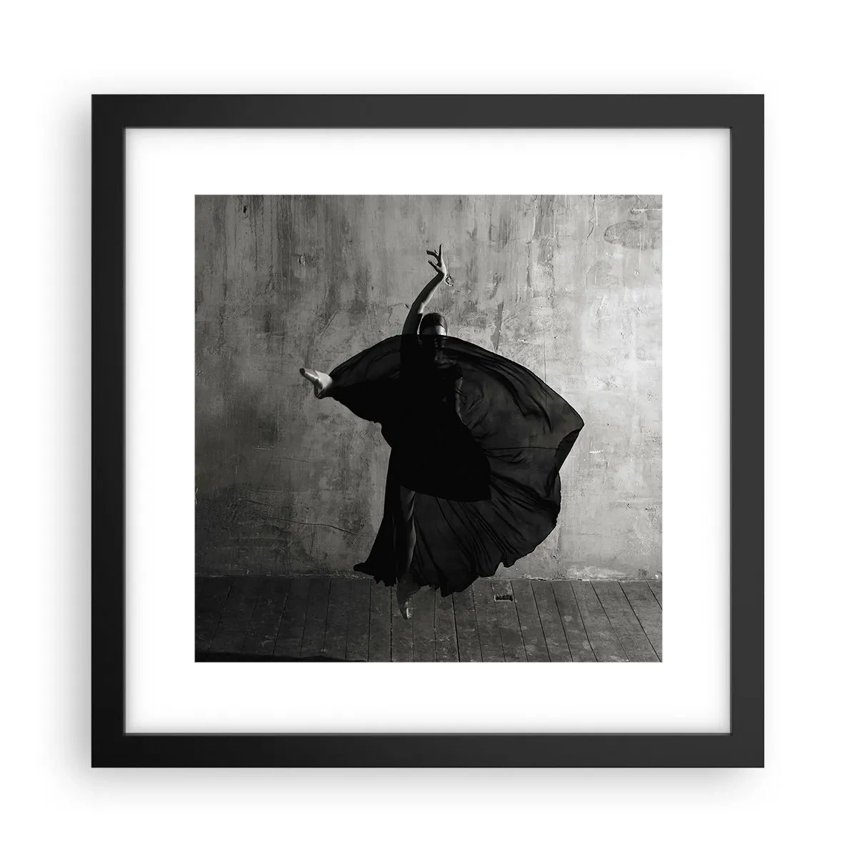 Poster in cornice nera - Fasce piene di passione - 30x30 cm