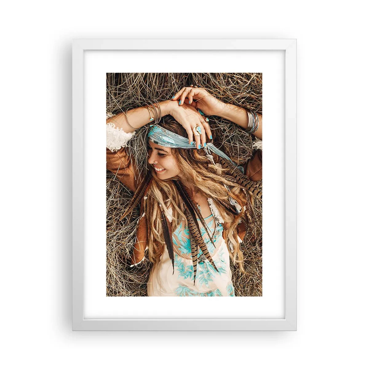 Poster in cornice bianca - Verso gli anni dell'amore - 30x40 cm