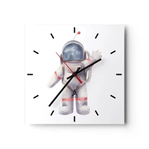Orologio da parete - Orologio in Vetro - Ci vediamo! - 30x30 cm