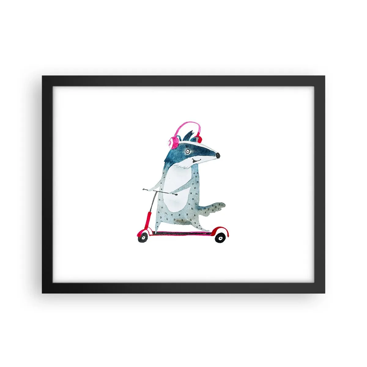 Poster in cornice nera - Tassi di gioia - 40x30 cm