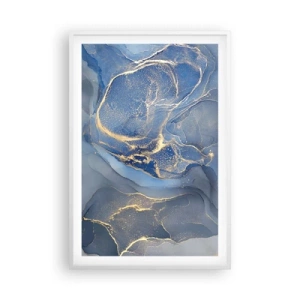 Poster in cornice bianca - Polvere d'oro - 61x91 cm