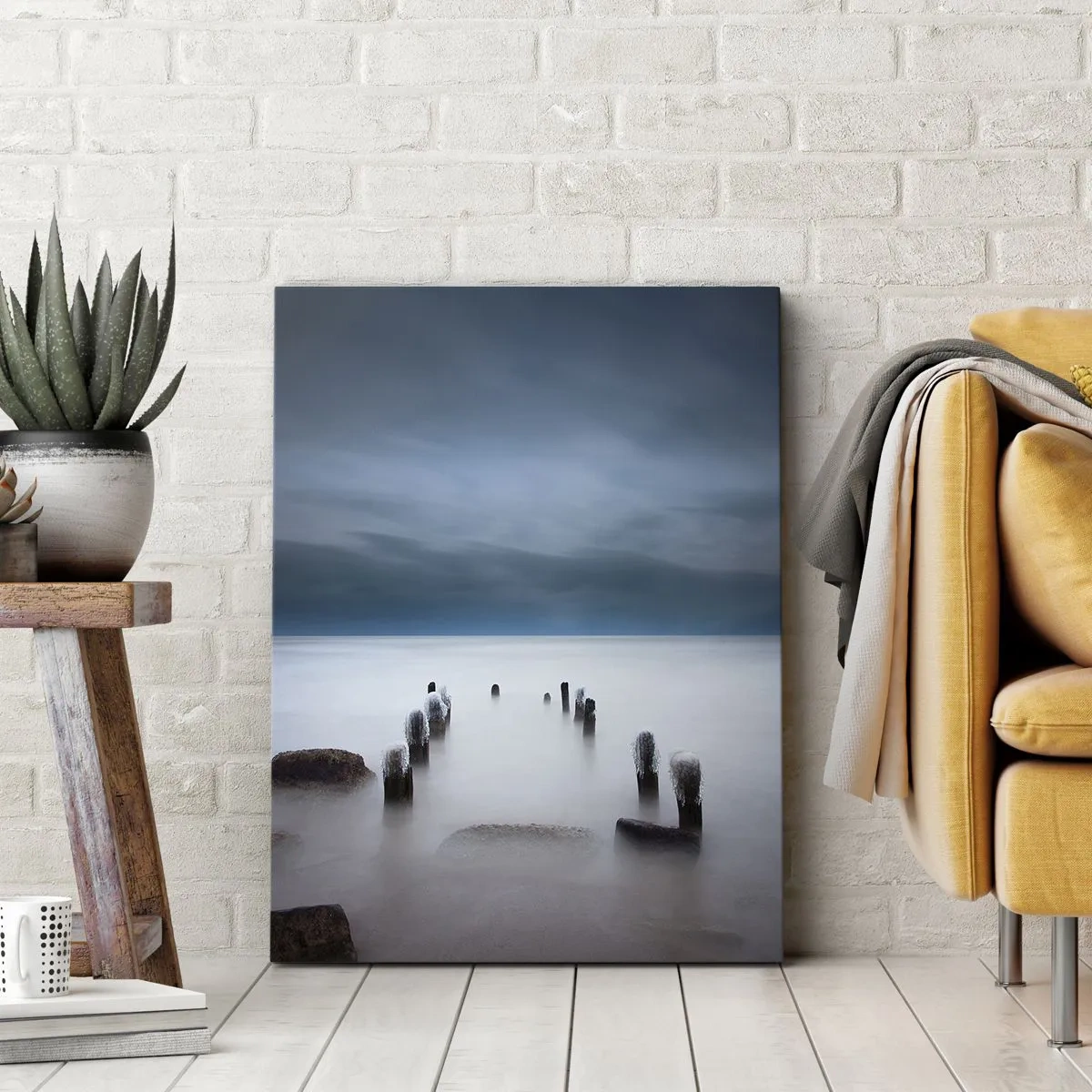 Quadro su tela - Stampe su Tela - Lago pensieroso - 65x120 cm