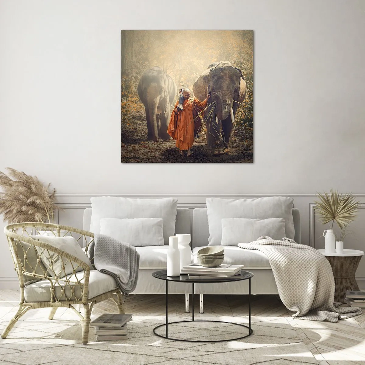 Quadro su vetro - Comprensione perfetta - 40x40 cm