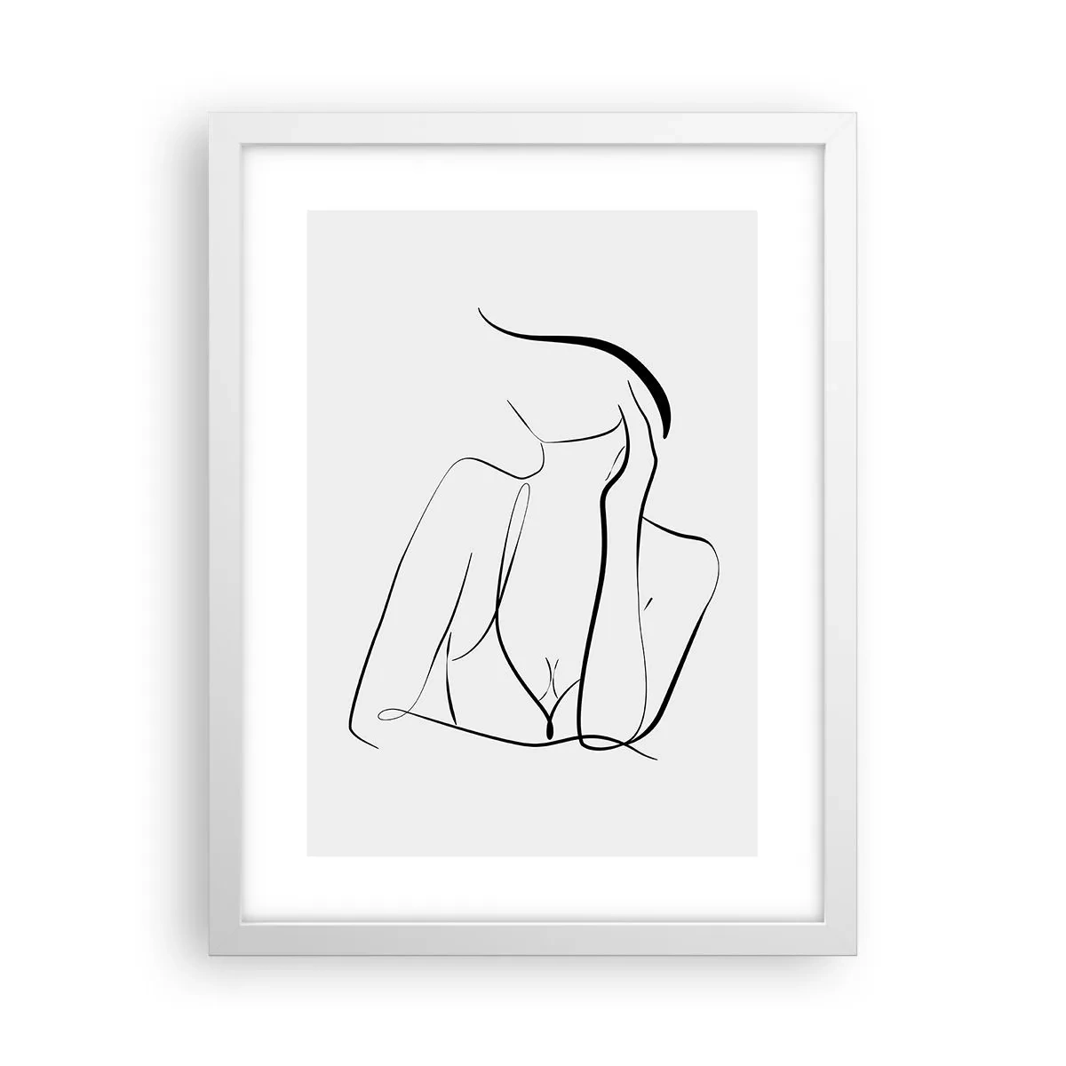 Poster in cornice bianca - Sull'onda dei sogni - 30x40 cm