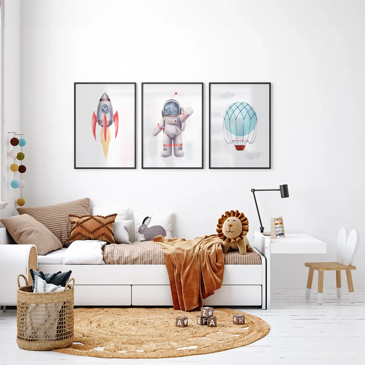 Space travel - Ispirazione per la cameretta dei bambini