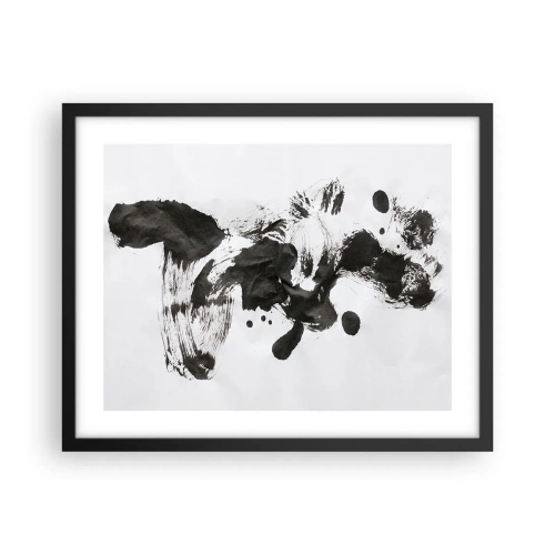 Poster in cornice nera - C'è un senso nella follia? - 50x40 cm