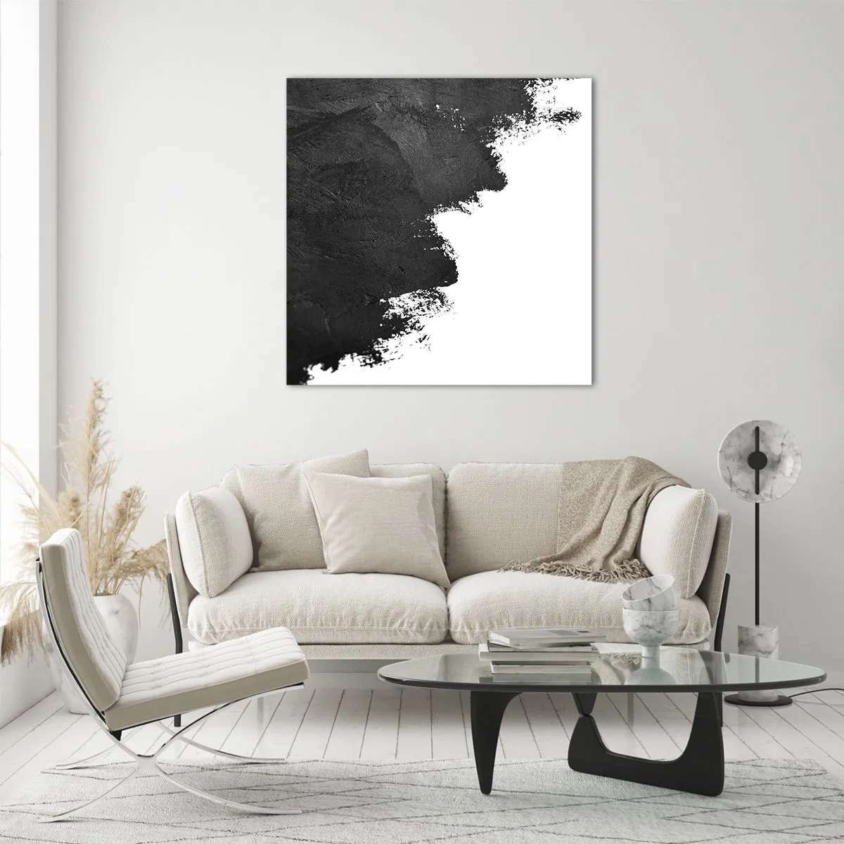 Quadro su vetro - Gli elementi: la terra - 40x40 cm