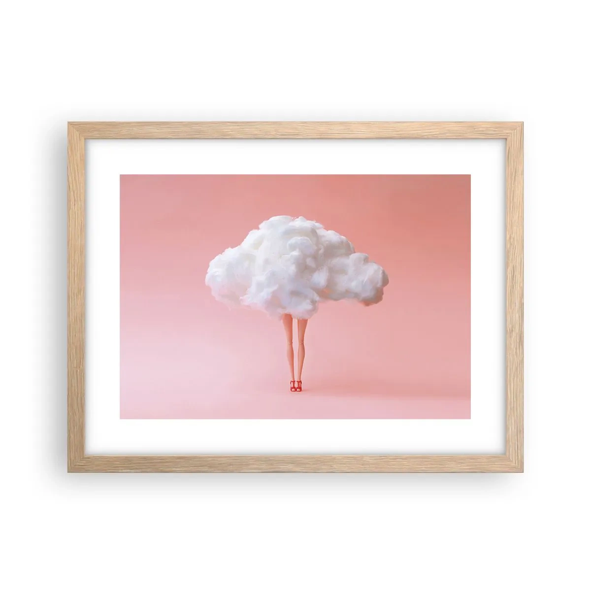 Poster in cornice rovere chiaro - Dolce promessa - 40x30 cm