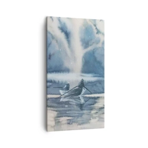 Quadro su tela - Stampe su Tela - I pescatori nel loro paradiso - 45x80 cm