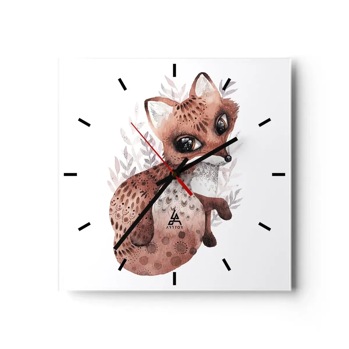 Orologio da parete - Orologio in Vetro - Semplicemente da amare - 40x40 cm