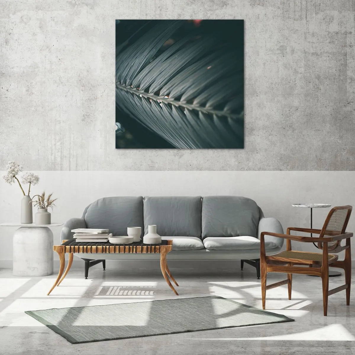 Quadro su vetro - La precisione della natura - 40x40 cm