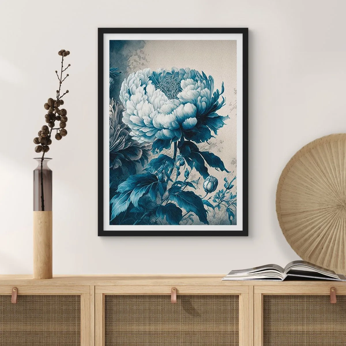 Poster in cornice nera - Coppia perfetta - 70x100 cm