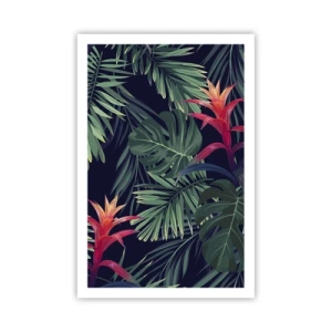 Poster - Fiammante nel verde - 61x91 cm