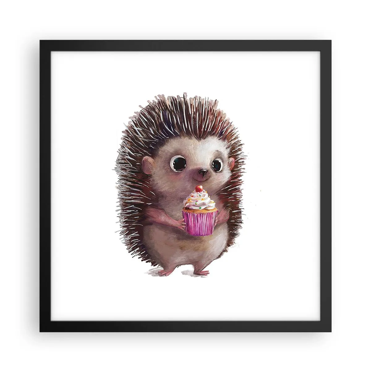 Poster in cornice nera - Festa ogni giorno - 40x40 cm