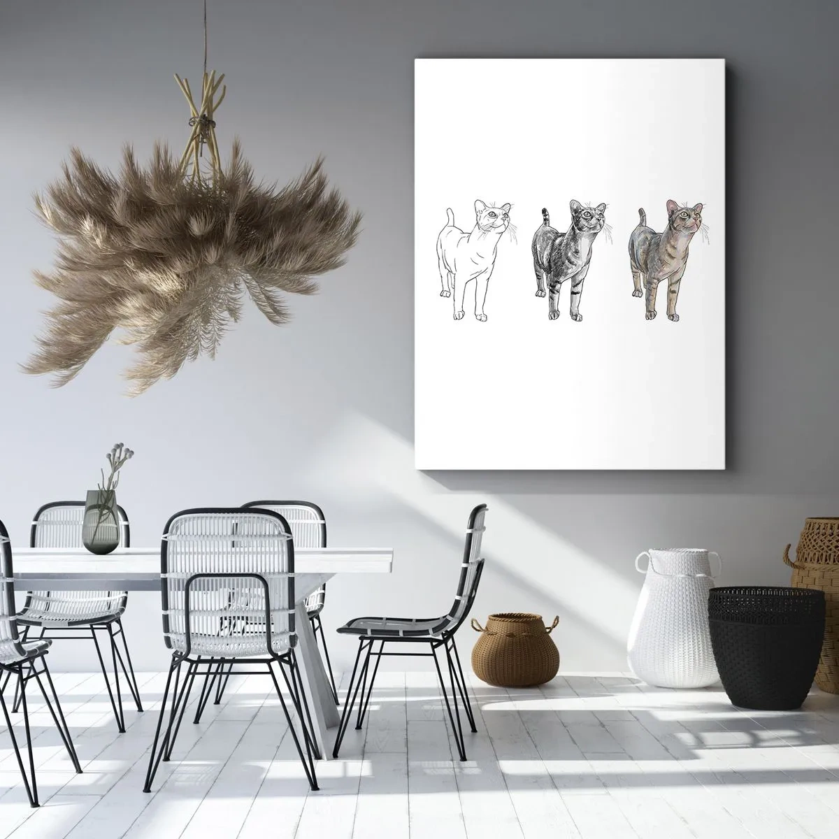 Quadro su tela - Stampe su Tela - Lezione di disegno - 45x80 cm