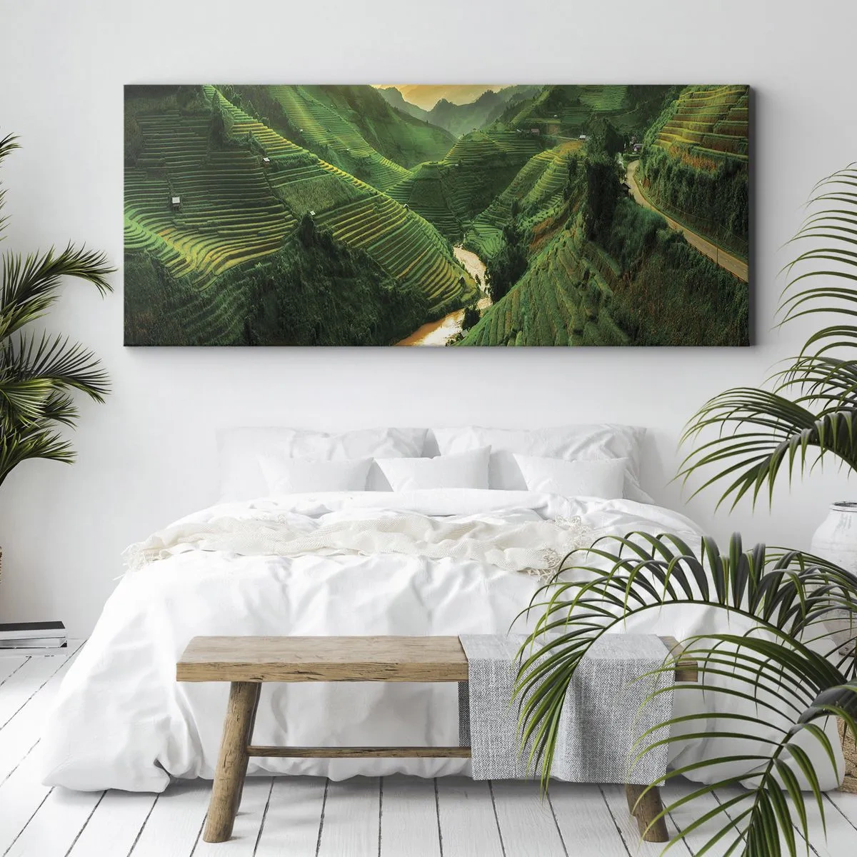 Quadro su tela - Stampe su Tela - Valle del Vietnam - 100x40 cm