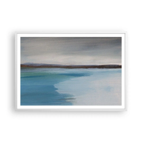 Poster in cornice bianca - Paesaggio orizzontale - 100x70 cm