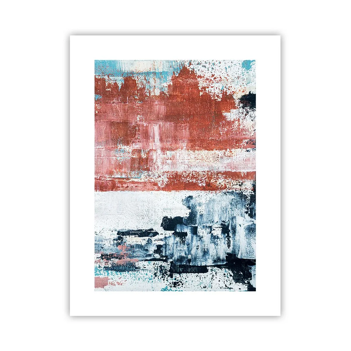 Poster - Astratto in due metà - 30x40 cm