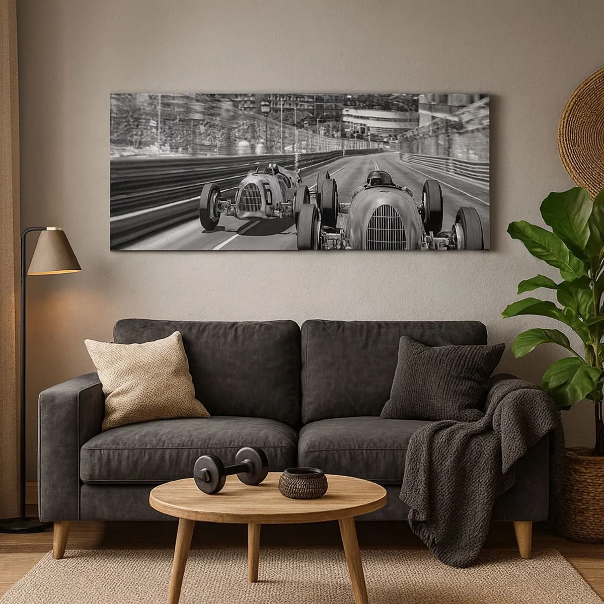 Quadro su tela - Stampe su Tela - Tanto tempo fa a Montecarlo - 100x40 cm