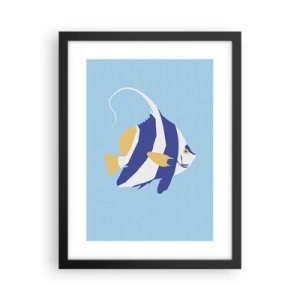 Poster in cornice nera - Miss Mari Tropicali - 30x40 cm